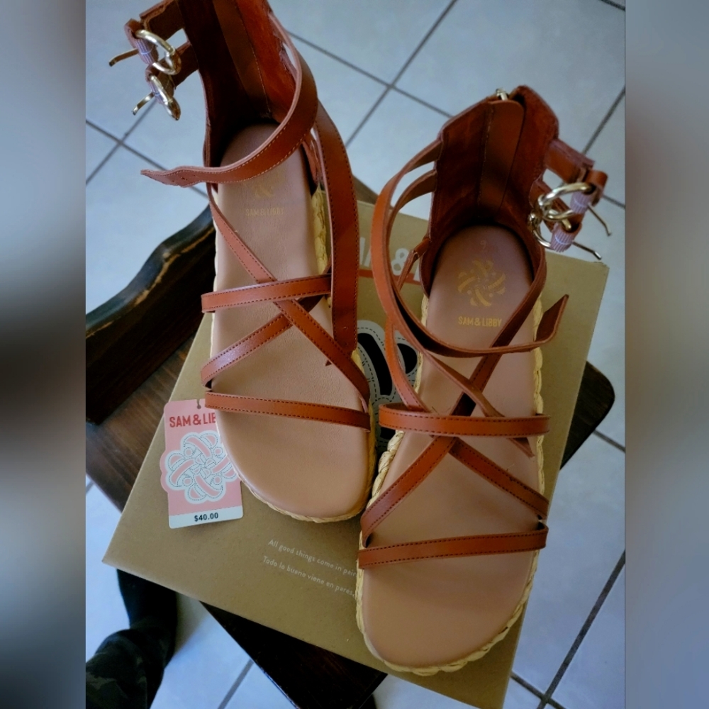 Nwt Sam&Libby Sandals